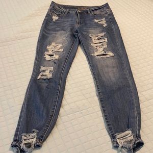 Rue 21 ripped jeggings